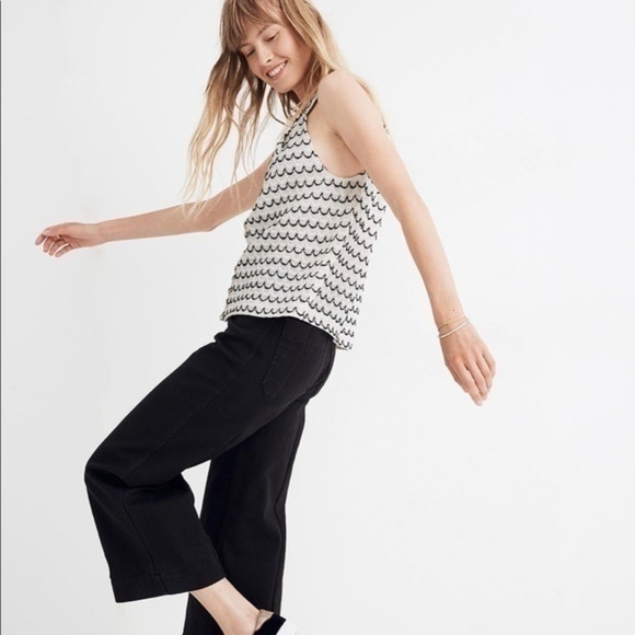 Madewell Texture & Thread Button-Front Swing Tank - Picture 6 of 6